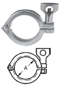 Single Pin Heavy Duty Clamps - 13MHHV