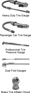 Dixon Tire Pressure Gauges and Accessories