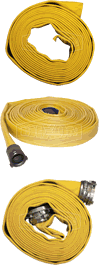 Dixon Nitrile Covered Fire Hose - Heavy Duty - Yellow
