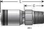 Gates Male Pipe for API Unions (for SAE100R13)