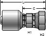 Gates MegaCrimp Female Pipe Swivel