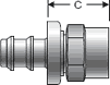 Gates Lock-On Female Pipe
