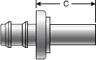 Gates Lock-On Flareless Tube Fitting