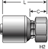 Gates Female JIC 37° Flare Swivel GLP