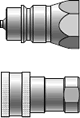 Gates G941 Series Couplers (Agriculture Standard-Poppet Valve)