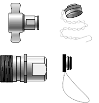 Gates G951 Series Couplers (Wing Nut)