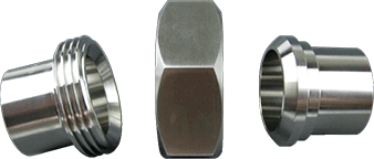Sanitary Union with Weld Ends and 13H Threaded Nut