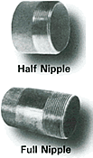 Kroy Aluminum Half and Full Nipples