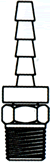 Tompkins / LS-4244 Hose Barb To Pipe Swivel
