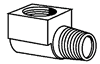 Tompkins / 402 Tube to Pipe Elbow 90 Degree