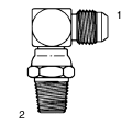 Tompkins / 2501-S JIC to Pipe Swivel Elbow 90 Degree
