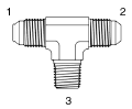 Tompkins / 2601 JIC to Pipe Branch Tee