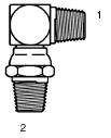 Tompkins / 5500-S Pipe Swivel Elbow 90 Degree