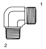 Tompkins / FF2501 ORFS to Pipe Elbow 90 Degree