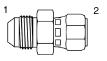 Tompkins / FF6504 JIC to ORFS Swivel