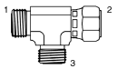 Tompkins / FF6602 ORFS to Swivel Run Tee