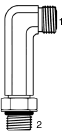 Tompkins / FF6801-LL ORFS to O-Ring Extra Long Elbow 90 Degree