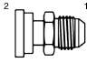 Tompkins / NB6842 JIC to No Braze Flange