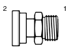 Tompkins / FF6842 ORFS to Flange