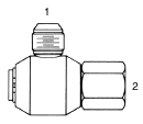 Tompkins / LS 2502 JIC to Pipe Elbow 90 Degree