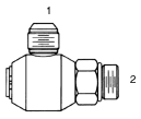 Tompkins / LS 6801 JIC to O-Ring Elbow 90 Degree