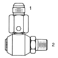 Tompkins / LSS 2501 JIC to Pipe Elbow 90 Degree / Dual Plane Swivel