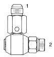 Tompkins / LSS 6801 JIC to O-Ring Elbow 90 Degree / Dual Plane Swivel