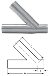 Buttweld Laterals, no. 7 finish - B28WA