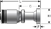 Gates Code 61 O-Ring Flange (for SAE100R13)