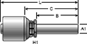 Gates MegaCrimp Metric Light Stand Pipe