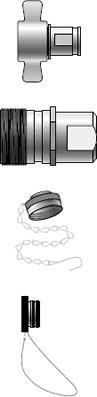 Gates G951 Series Couplers (Wing Nut)