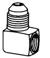 Tompkins / 50 SAE Tube to Pipe Elbow 90 Degree