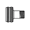 Tompkins / 4044 Female GHT Swivel to Pipe