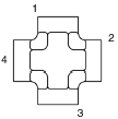 Tompkins / 5652 Pipe Cross