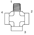 Tompkins / 5655 Pipe Cross