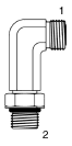 Tompkins / FF6801-L ORFS to O-Ring Long Elbow 90 Degree