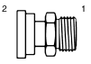 Tompkins / FF6840 ORFS to Flange