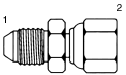 Tompkins / 3240 JIC to BSPP Swivel