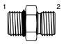 Tompkins / 3620 SAE O-Ring to BSPP