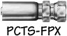 SAE 100R8 - Swage PCTS Couplings. PCTS permanent