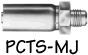 SAE 100R7 - Swage PCTS Couplings. PCTS permanent