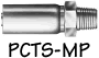 SAE 100R7 - Swage PCTS Couplings. PCTS permanent