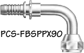 SAE 100R15 - Permanent PCS Stems and Ferrules for -6 and -8