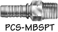 SAE 100R15 - Permanent PCS Stems and Ferrules for -6 and -8