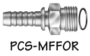 SAE 100R15 - Permanent PCS Stems and Ferrules for -6 and -8