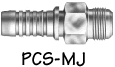 SAE 100R15 - Permanent PCS Stems and Ferrules for -6 and -8