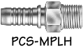 SAE 100R15 - Permanent PCS Stems and Ferrules for -6 and -8