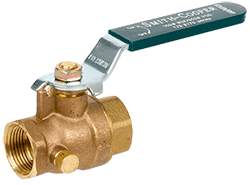 Series 8175 and 8176 Brass Ball Valve with Drain