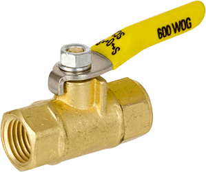 Series 8140 and 8141 Lever Handle - Series 8142 Slotted Stem Mini Brass Ball Valves