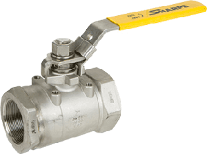 Series 50C76 316 Stainless Steel Ball Valve, Seal Welded